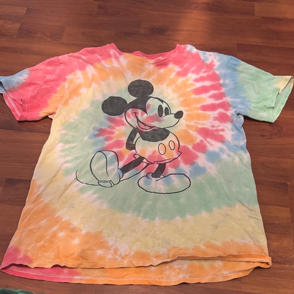 Disney Mickey Mouse Colorful Tie-Dye Tee